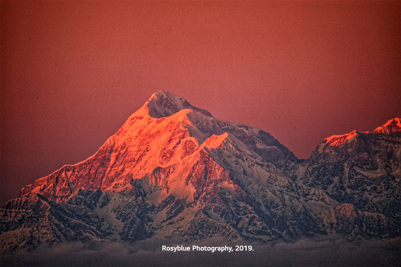 Trishul Peak (23,354 Feet) In the Himalayas